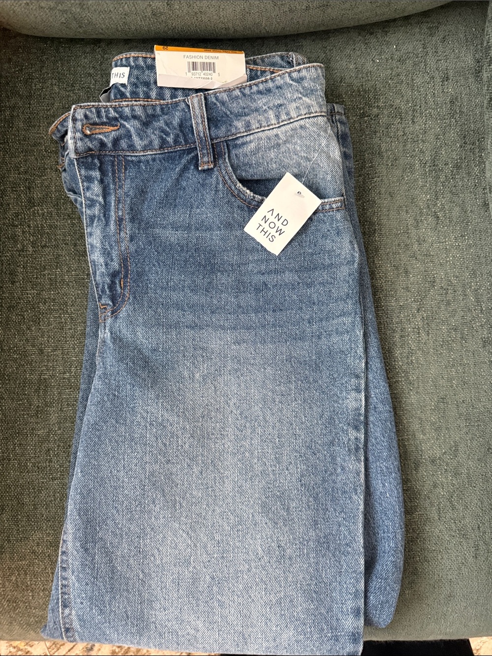 And Now This High-Rise Women’s Jeans in Light Blue
